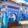 Arquitectura con azulejos marroquíes